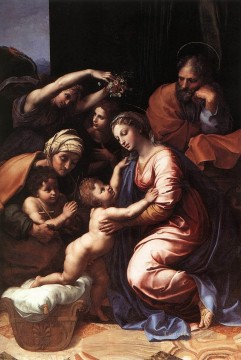 La Sagrada Familia, maestro del Renacimiento Rafael Pinturas al óleo